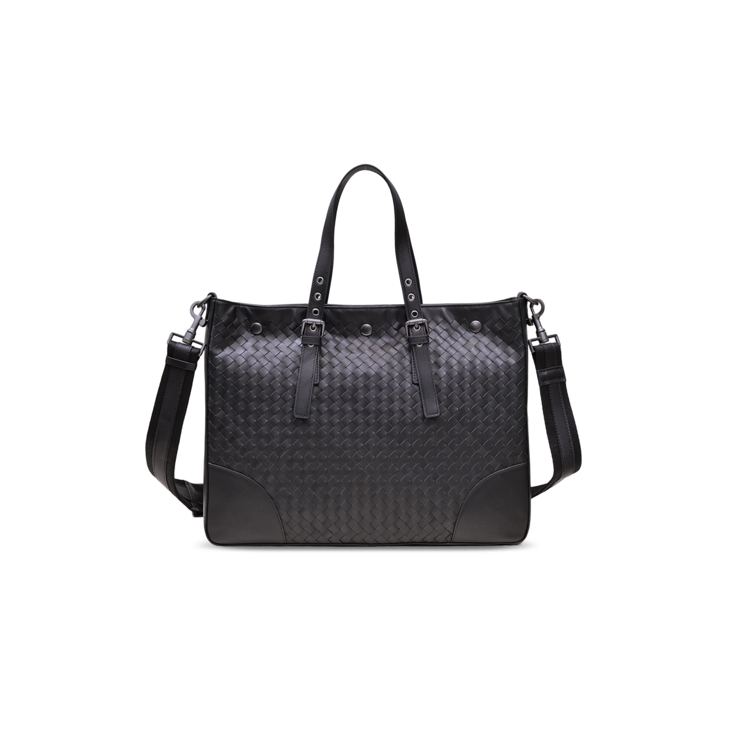 BOTTEGA VENETA INTRECCIATO MEN'S HORIZONTAL BRIEFCASE (39*30*7cm)